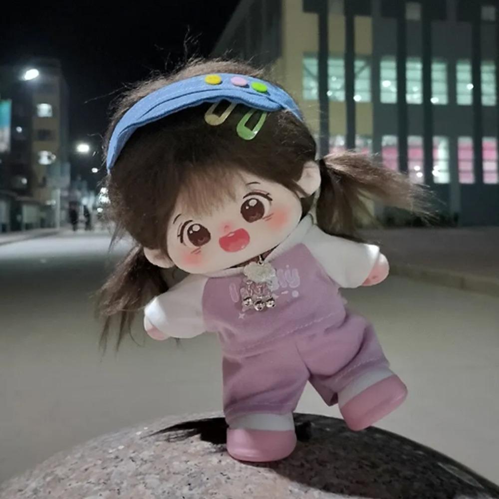 1 Set Peaked Cap 20cm Cotton Doll Clothes Outfit Plush Doll Clothes  Doll Accessories