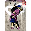 Puzzle - EDUCA - THE KISS, TV BOY - 1000 Pieces - 68 X 48 Cm - For Adults from 12 Years Old