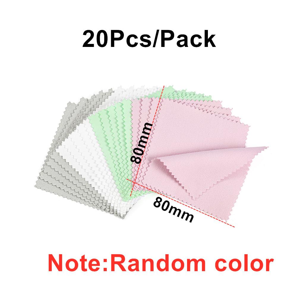 10-50pcs Polish Polishing Cloth Silver Color Cleaning  Polishing Cloth Soft Clean Wipe Wiping Cloth For Silver Gold Jewelry Tool
