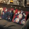 Anime J-Jujutsu-Kaisen Cushion Cover Car Throw Pillow Case For Sofa Car Christmas Gift 40x40cm 45x45cm