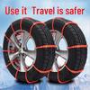 Universal Anti-Skid Tire Chains for SUVs, Vans, and Sedans - Snow, Mud, and All-Terrain Grip Solution