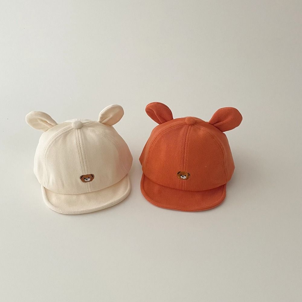 

Cartoon Baby Hat Cute Bear Infant Cap Fashion Children Sun Hat жовтий