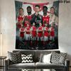 Arsena team Wall Hanging Printed Fabric Blanket Decorative Tapestries for Bedroom Living Room Home Decor