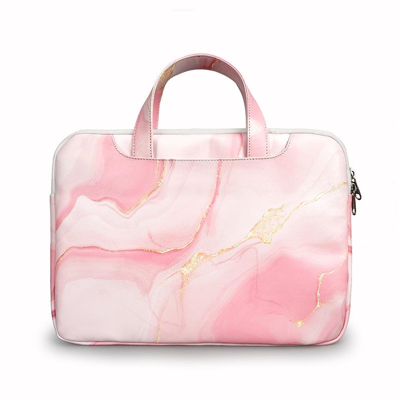 Mode Frauen Männer Bunte Laptop Handtasche PU Wasserdichte Business Aktentasche Tragbare Schulter Tasche für 13/15 zoll Computer