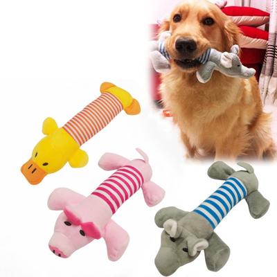 For Dogs Puppy Squeaker Squeaky Plush Bone Molar Dog Toy Pet Training Dog Accessories Fun Pet Toy Plush Chew Toy
