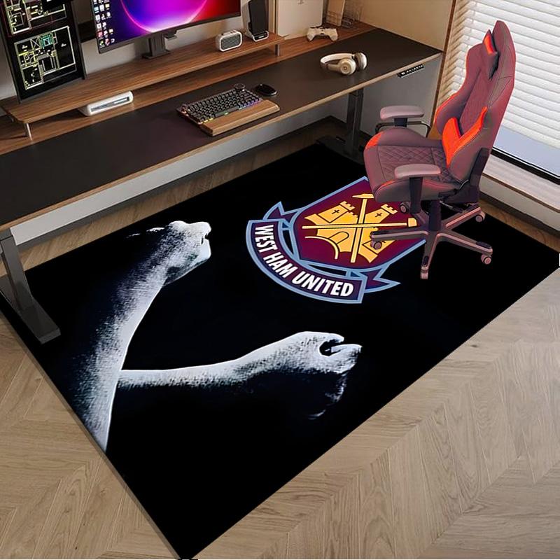 Hammer Football Printed Area Rug for Office, Chair Rug, Decorative Carpet Floor Mat, Large Size Fan Gifts Christmas Gifts