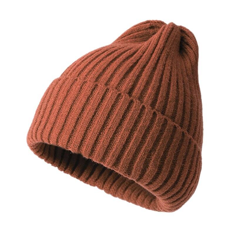 Damen Alltags-Beanie Winter Weich Warm Wintermütze Häkeln Skimütze Schlafmützen Skull Cap Zopfmuster Beanie Mütze