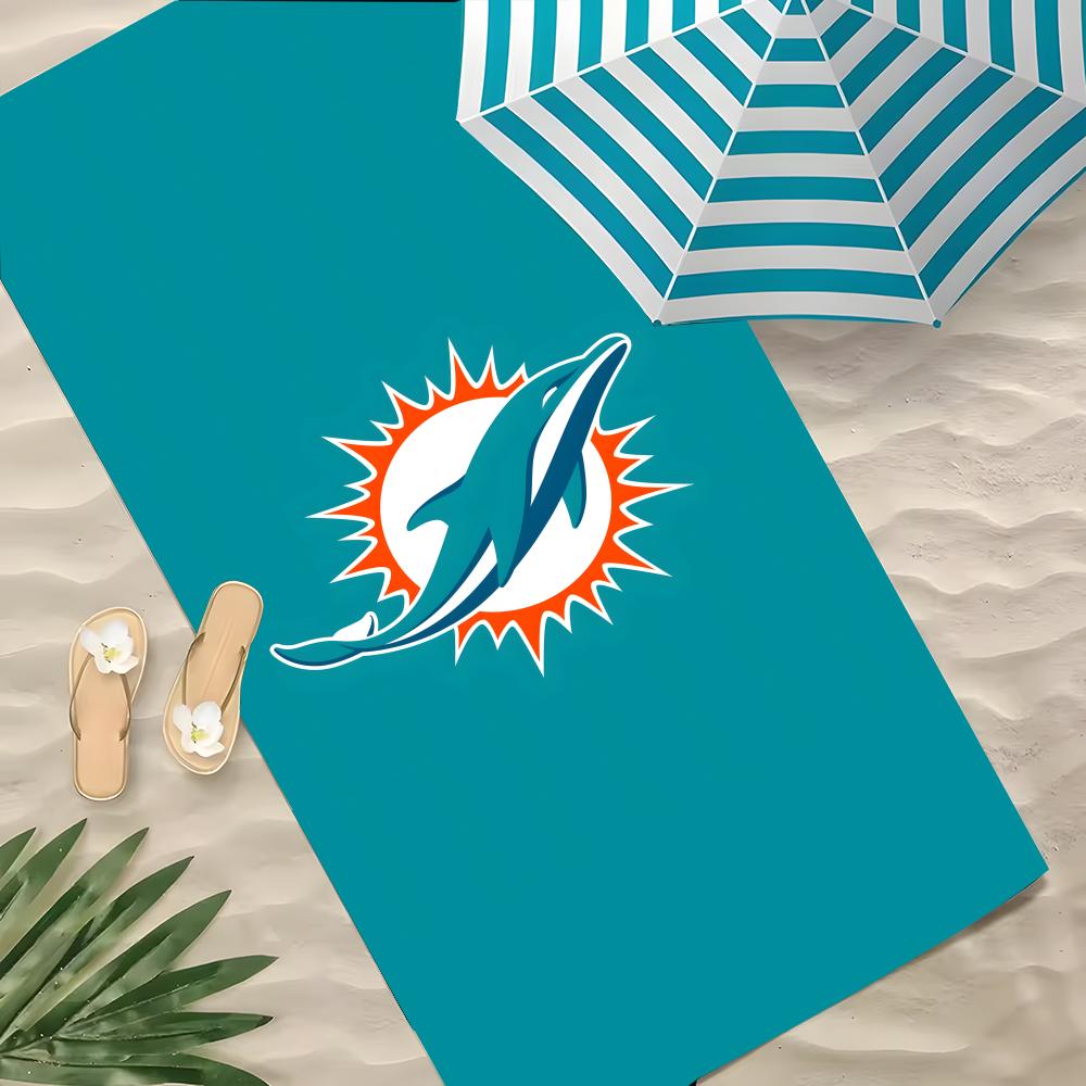 D-Dolphin Towel Polyester Beach Towel Quick Dry Sand Free Bath Towel For Summer Pool Travel Vacation