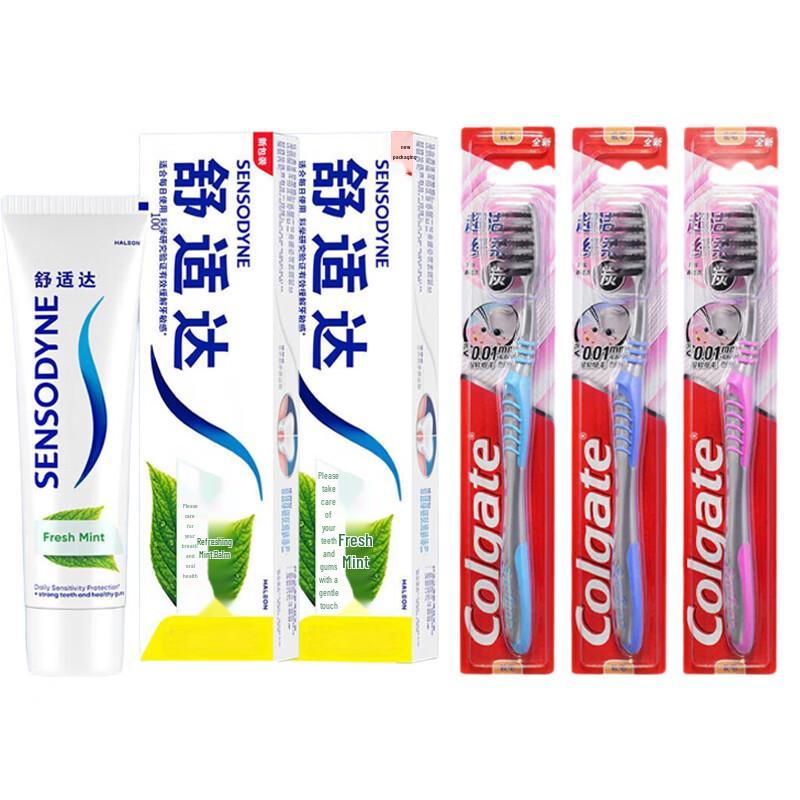 Набор: Зубная щетка Colgate Ultra Clean и Зубная паста Sensodyne