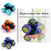 Inertia Off-road Model Car Toy For Kids Durable Plastic Construction 9x8.5x7.5cm