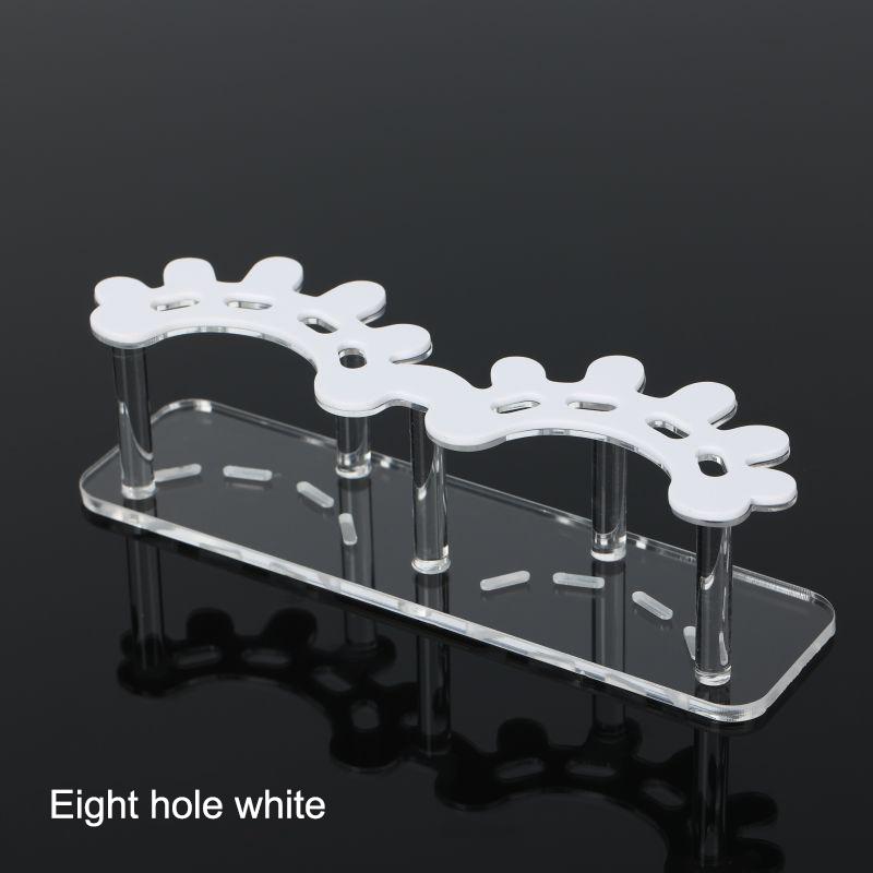 Acrylic Eyelash Tweezers Storage Rack Tweezer Organizer Holder Stand Eyelash Extension Tools Makeup Beauty Shelf 8 Holes