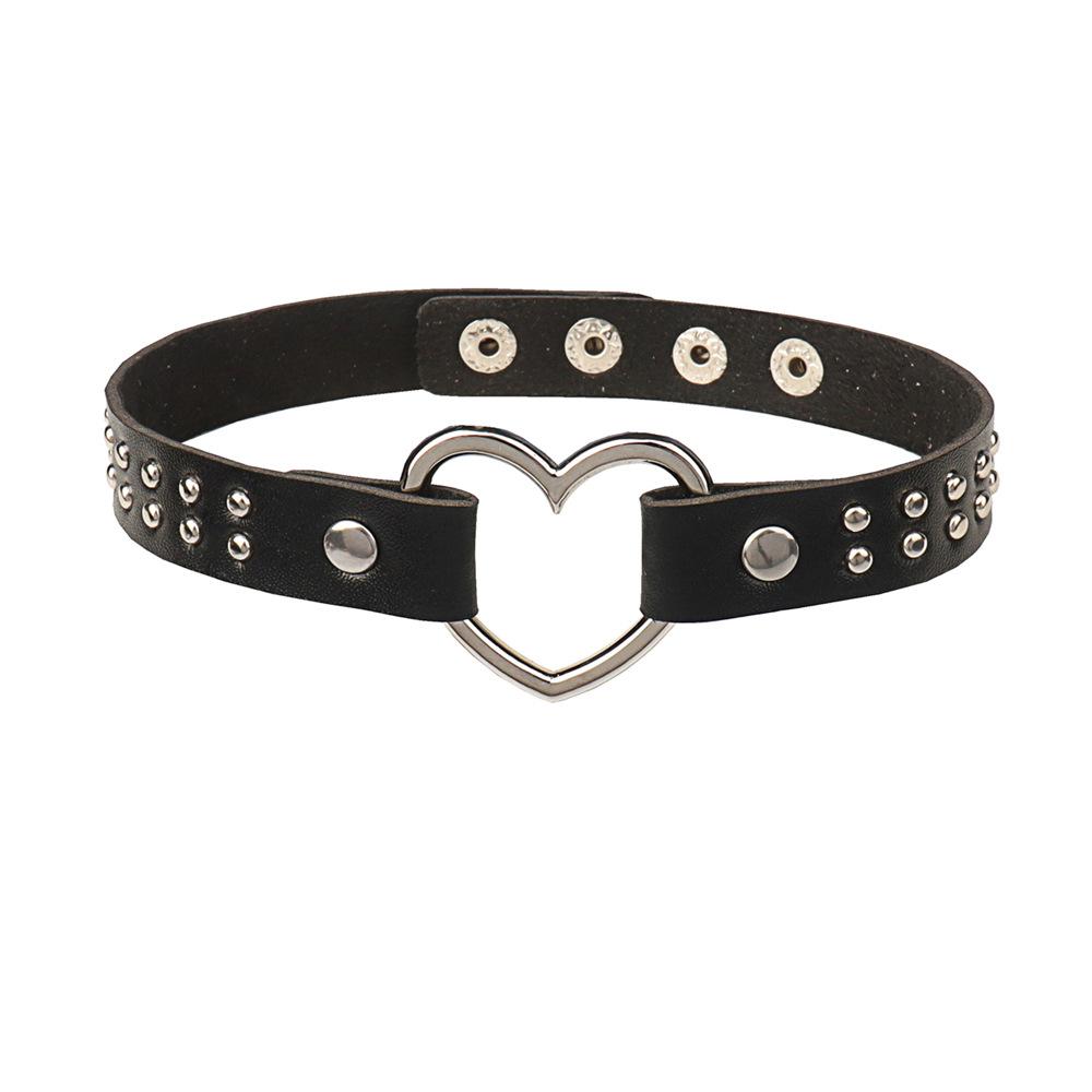 

Punk Black Metal Tassel Choker Necklace Sexy Spiked Neck Strap Clavicle Collar Men Necklaces Hollween Women Y2K Jeweley Cosplay