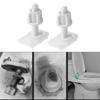 Plastic Bolts Toilet Hinge Screws 2*Sliding Plates 2*Washers Accessories