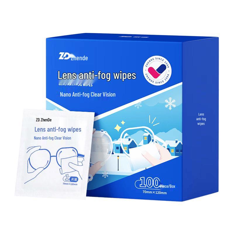 Zhende Anti-fog Lens & Screen Cleaning Wipes