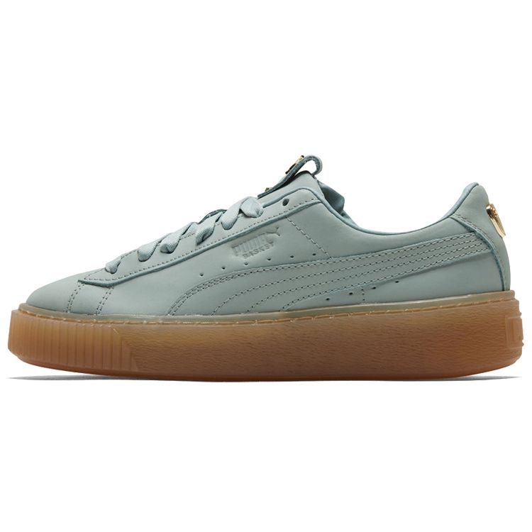 Puma Platform Rihanna Thick Sole Low-Top Sneakers Women Sneakers Teal 369921-02