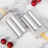 Modern Stainless Steel Ice Molds With Dual Slots For Home Use And Commercial Freezing