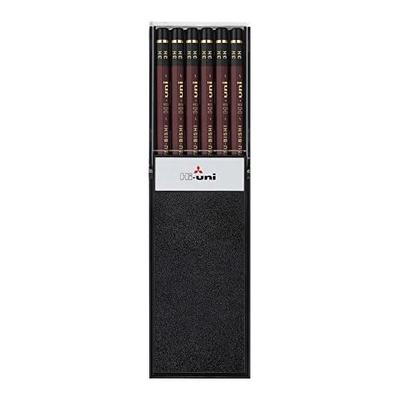 Mitsubishi Pencil Hi-Uni 3H, 1 Dozen - Smooth Writing, Deeply Rich Lines, Beautiful Overwriting, Premium Lead
