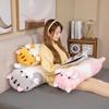 50cm Cute Soft Long Cat Plush Toys Stuffed Pause Office Nap Pillow Bed Sleep Home Decor Gift Doll for Kids Girl Birthday Gift