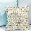 Ancient Egyptian Pharaoh Hieroglyphs Pillow Cases for Bed Cushion Cover 50x50 Car Sofa Cushions Covers Game Room Decoration Home