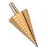 Premium-HSS Step Cone Drill Bit - 4-42Mm 14 Sizes Round Shank Hole Cutter Tool High Speed Steel