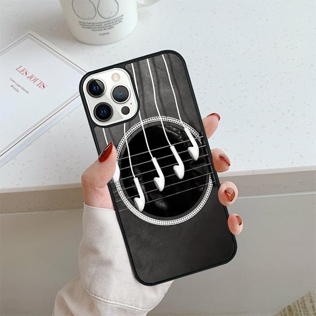 Musical Violin Guitar Phone Case For iPhone 17 Air 14 15 16 13 12 Max Cover For Apple 14 15 16 11 Pro Max Plus Coque