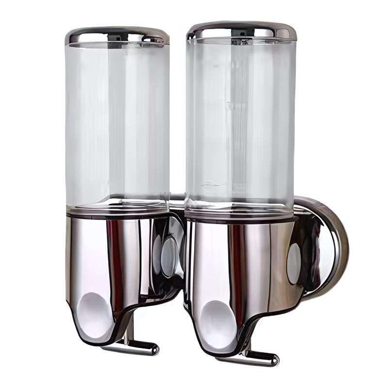 

500 мл дозатор жидкого шампуня и мыла одинарный/двойной/тройной настенный квадратный ручной дозатор жидкого шампуня для душа контейнер