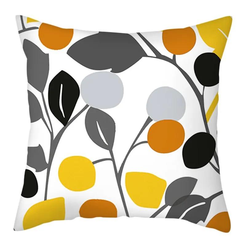 Geometric Style Printed Pillowcases Living Room Office Home Pillowcases Car Ornaments
