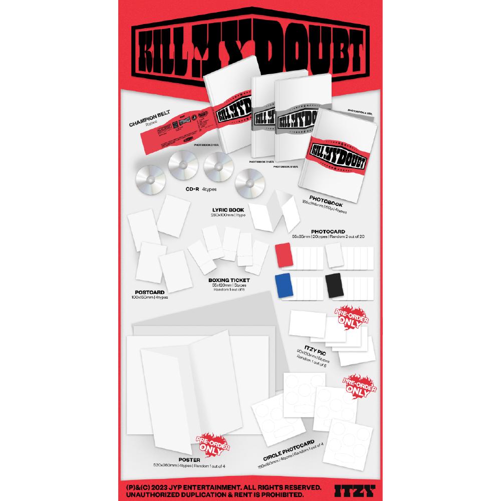 Itzy KILL MY DOUBT Album Standard ver.