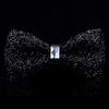 Nœud papillon pour homme Strass Cristal Ciel étoilé Design Réglable Cravate formelle pour occasions spéciales et événements