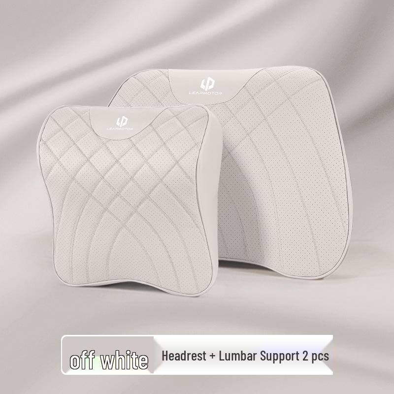 Leapmotor C10/C16 Headrest & Lumbar Support Pillow - Neck Protection, Car Interior Accessory