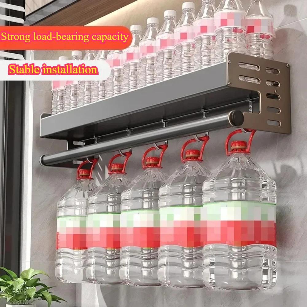 Wall Mounted Kitchen Storage Rack Multifunctional Waterproof Holder Seasoning Storage Rack Large Capacity Tool Storage Rack