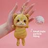 Plush Cat Keychain With Soft Polyester Fiber For Gift And Collection