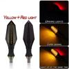 Motorcycle Turn Signal LED Indicator Blinker Light White Amber DRL Arrows LED Sequential Flowing 12V 10mm For Honda For Yamaha