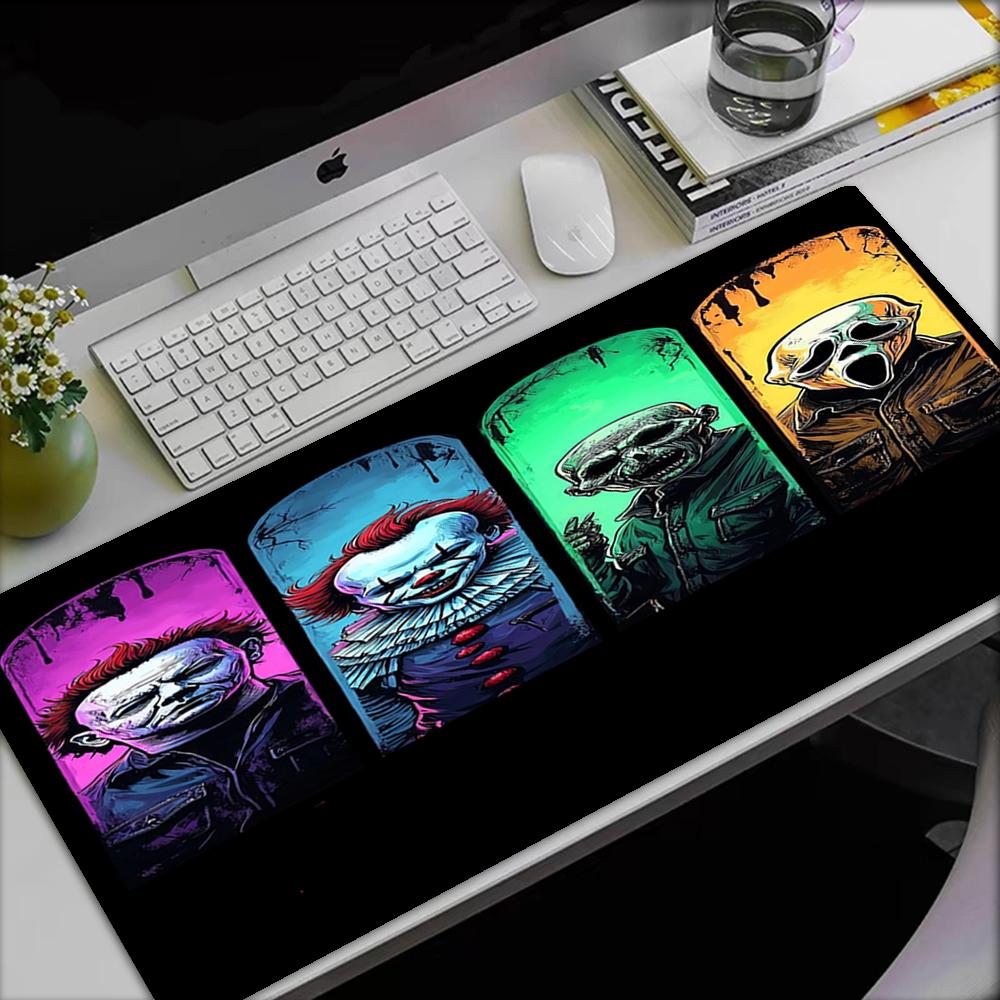 Halloween Horror Theme Mouse Pad, Non Slip Rubber Base, Multifunctional Office & Home Decor, Perfect for Workspace Personalization.