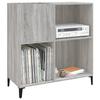 VidaXL Cabinet for Records Sonoma Grey 84.5x38x89 Cm Engineered Wood 832003