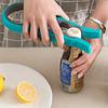 1 Pc 4-In-1 Jar Opener & Can Opener, Easy To Use For Weak Hands And Elderly - Kitchen Gadget, Convenient For Opening Jars, Cans, Bottles