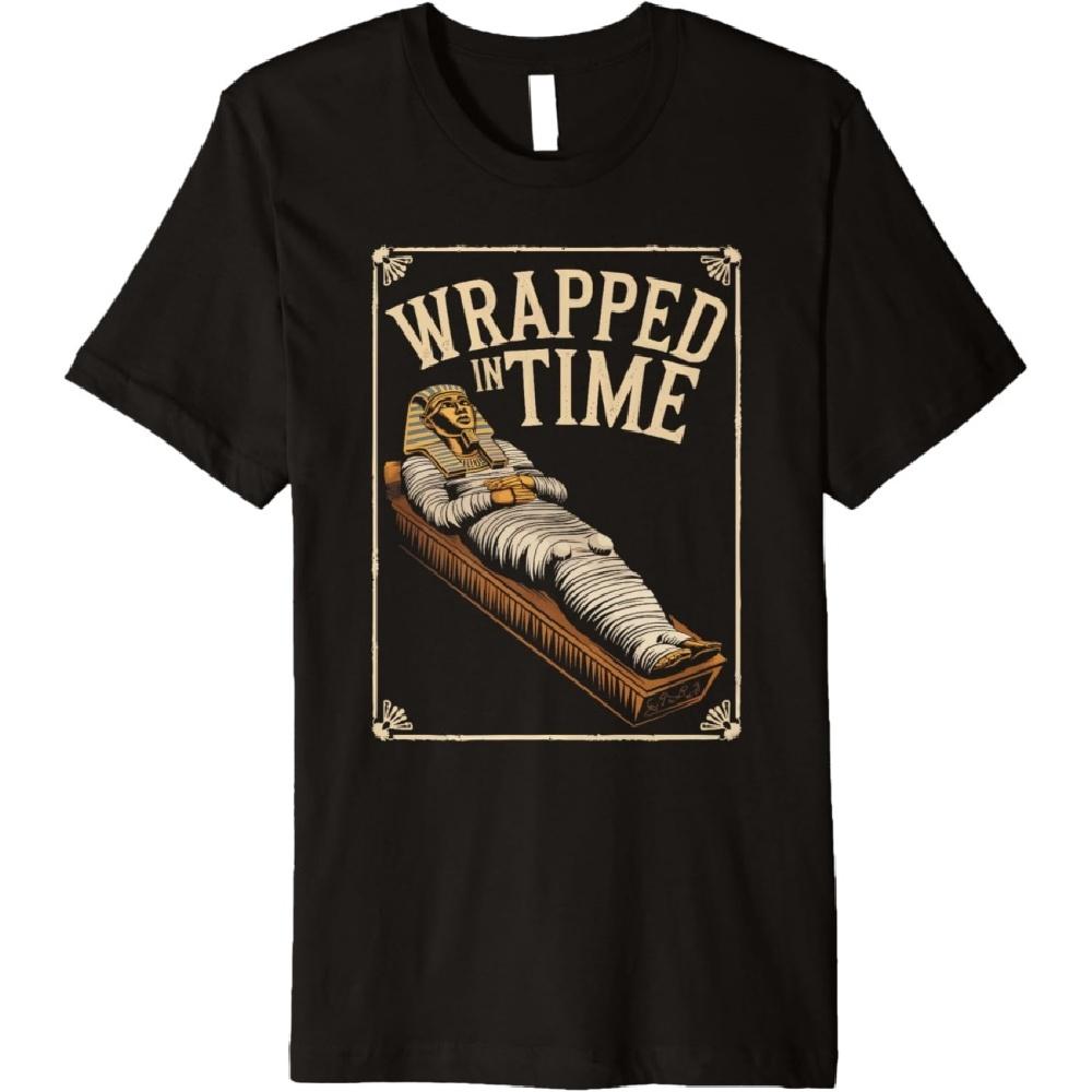 Египетская мифология Египет Пирамида Древнеегипетская мумия Премиальная футболка(5) S