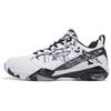 Li Ning Amortiguación Profesional Resistente a la Abrasión Soporte Rebote Zapatillas de Bádminton de Caña Baja Unisex Blanco Negro AYAR015-1