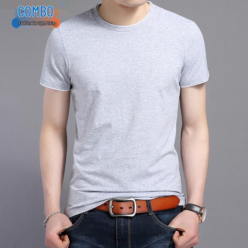 

Men s Solid Color Short Sleeve T-Shirt 40