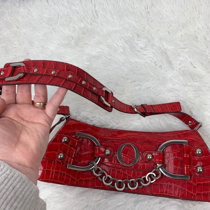 Advanced Handbag for Women, Retro Versatile, Crocodile Patterned Trapezoidal Chain Letter Armpit Bag, Single Shoulder Bag, Trendy