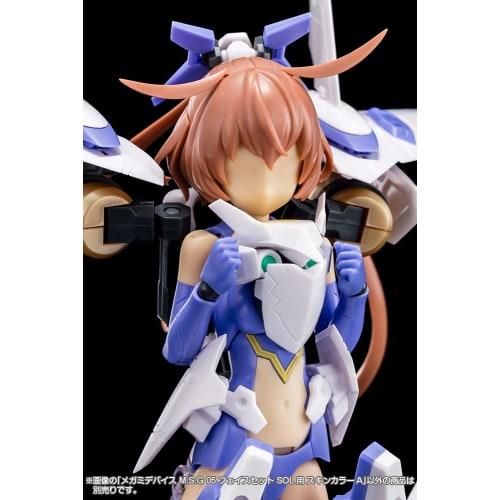 Kotobukiya Megami Device M.S.G 05 Face Set for SOL, Skin Color A, Approximately 19mm Tall, 1/1 Scale Plastic Model
