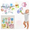 7pcs Eco-friendly Baby Teething Toys Set For 0-6 Months Non-toxic And Safe