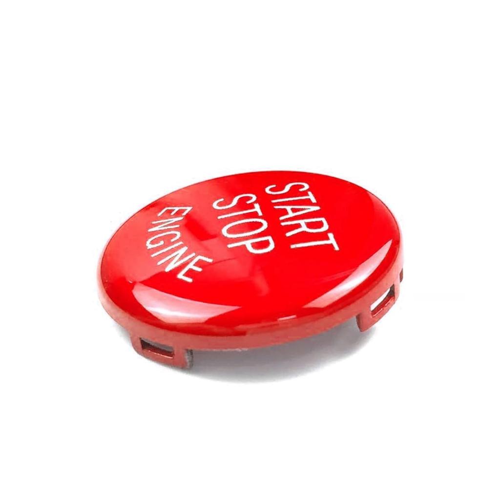 Engine Push Start Stop Button Car Accessories Interior Trims for BMW 1 3 5 6 X1 X3 X5 X6 Series,E81 E90 E91 E60 E63 E84 E83 E70 E71, Red