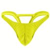 Men's Sexy Low-Rise T-Back Thong with U-Convex Design for Seductive Style