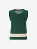 SOUP Contrast Hem Sleeveless Knit (Oy5Skt4)