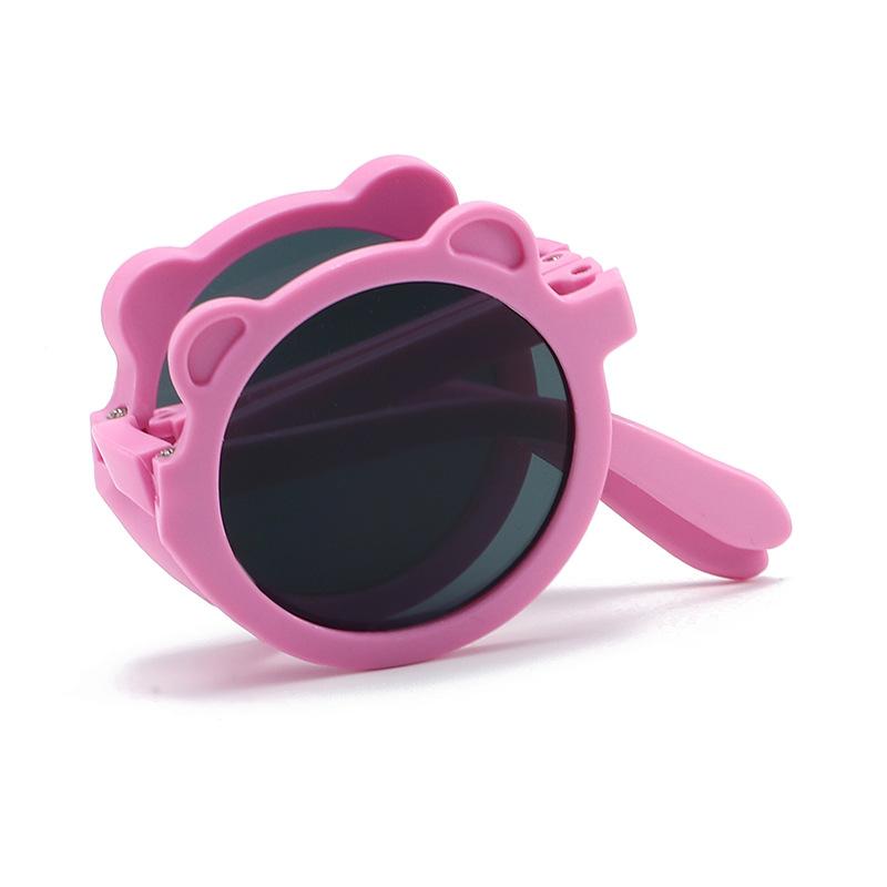 Explozivní dětské skládací sluneční brýle Baby Bear Tide Cool pro kluky a holky na cestování s UV ochranou