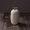 Vaseflower Ceramic 1pc White Vase Minimalism Style For Modern Table Shelf Home Decor Fit For Fireplace Bedroom Living Room Centerpieces Office Desk