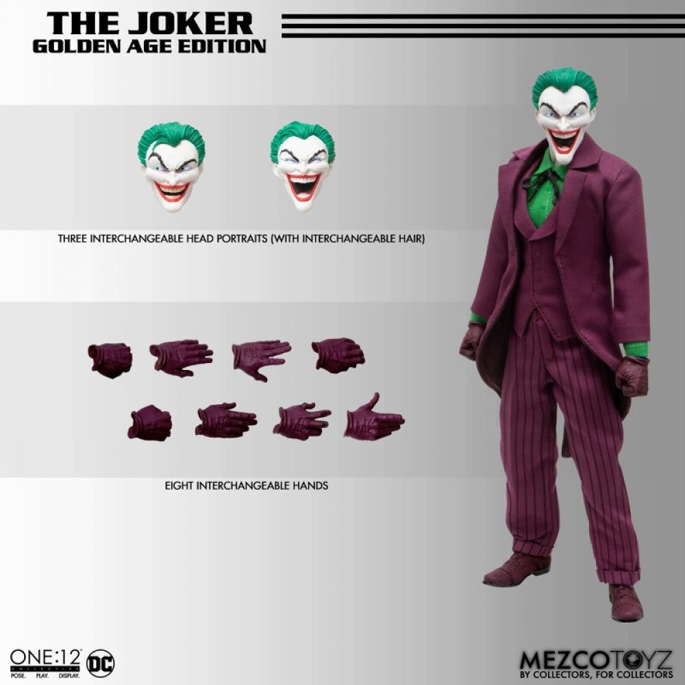 Dc Comics 1 12 One 12 Collective Dc Comics  Joker Action Figure Golden Age Edition