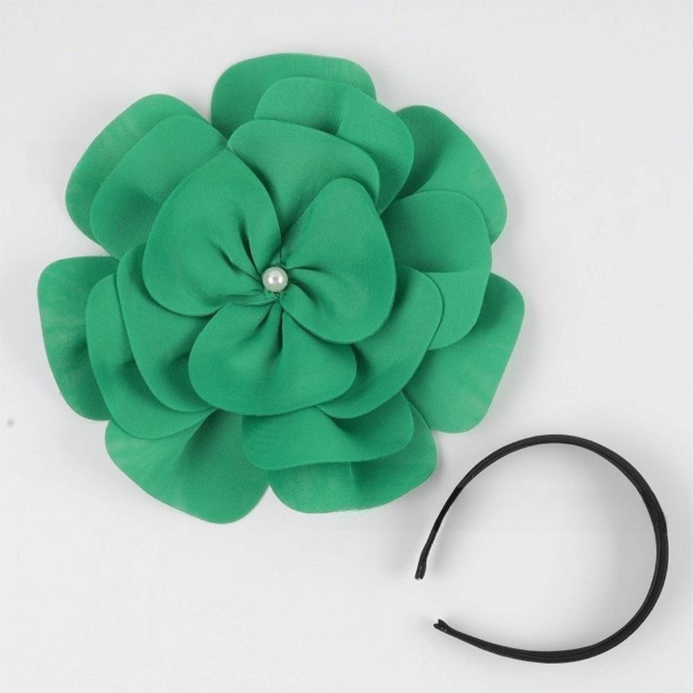 Fashion Headpiece 3D Flower Fascinators Hat Large Flower Formal Tea Party Hats Rose Fascinators Tea Parties