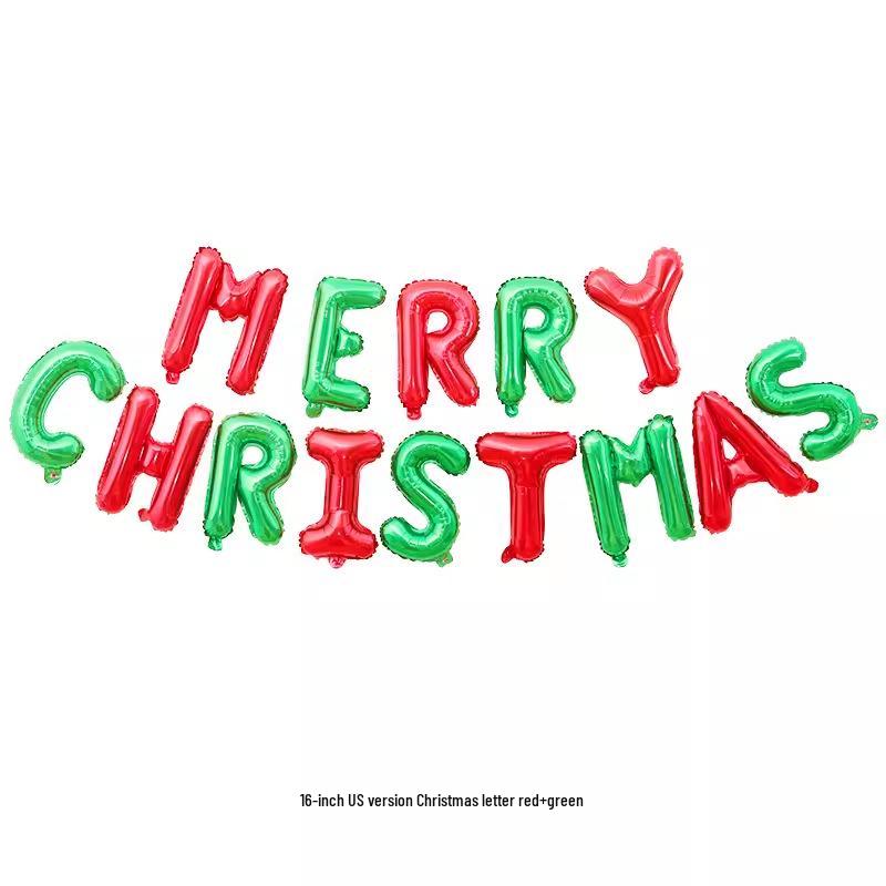 Large Aluminum Foil Christmas Tree Balloon Decoration for Events and Mall Layouts